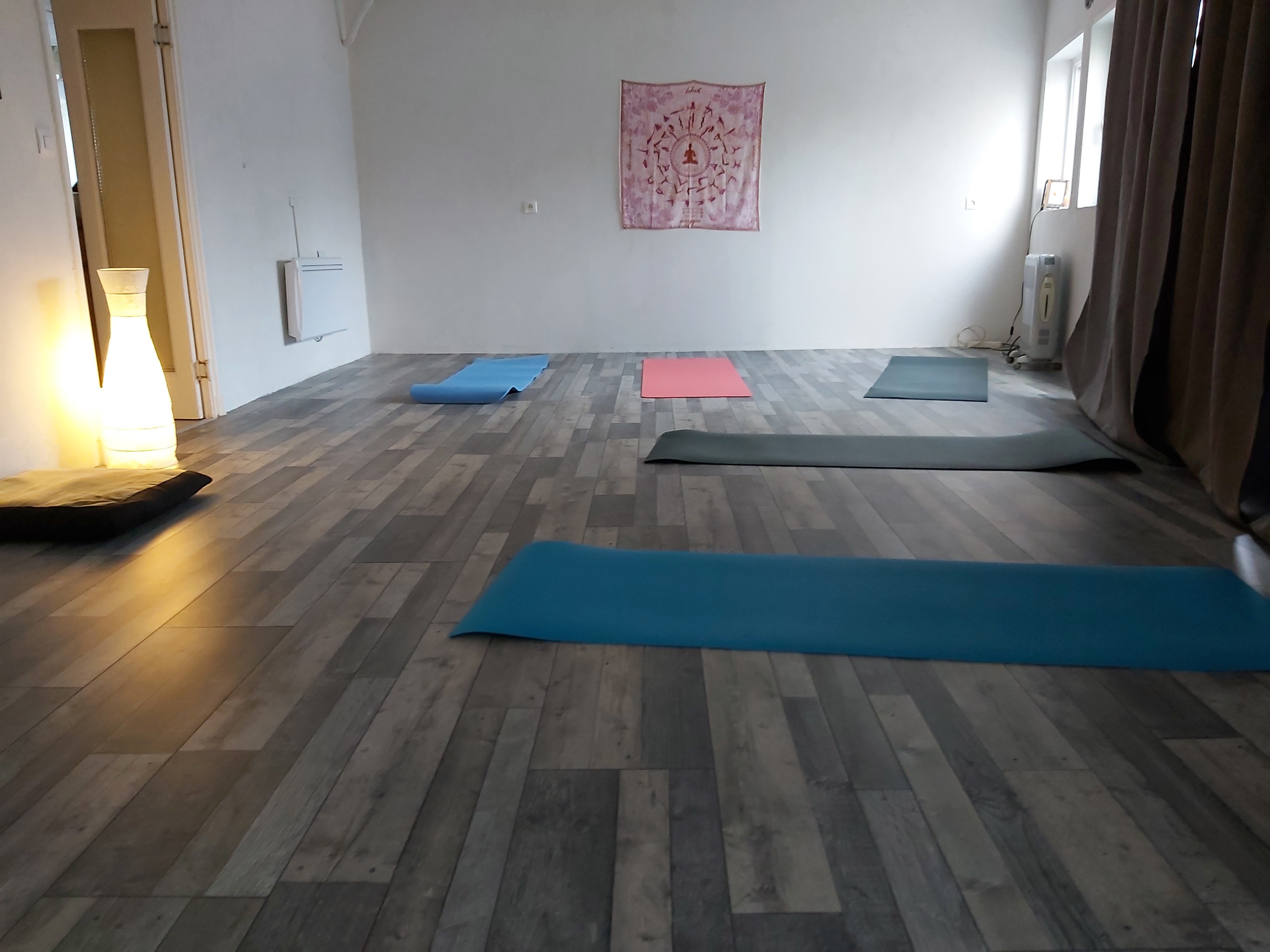 Photo de la salle de yoga